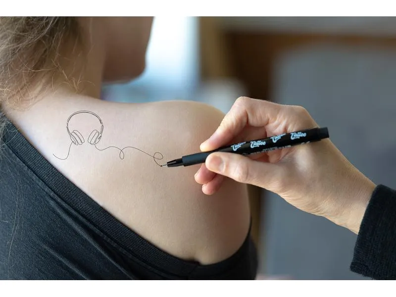 Eberhard Faber Tattoostift One Line 4 Stück, Mehrfarbig Eberhard Faber Tattoostift One Line 4 Stück, Mehrfarbig