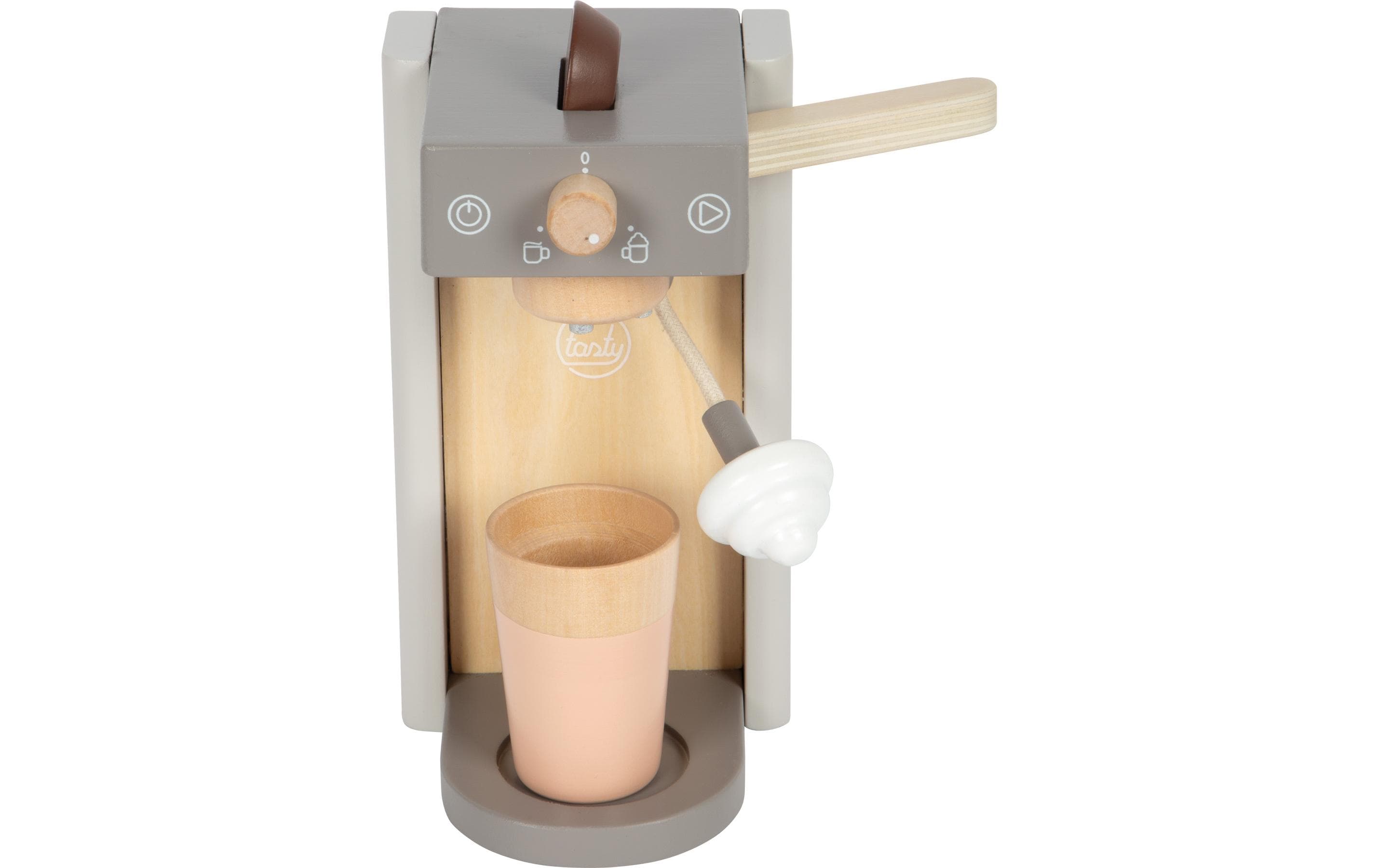 small foot Kaffeemaschinen-Set grau tasty