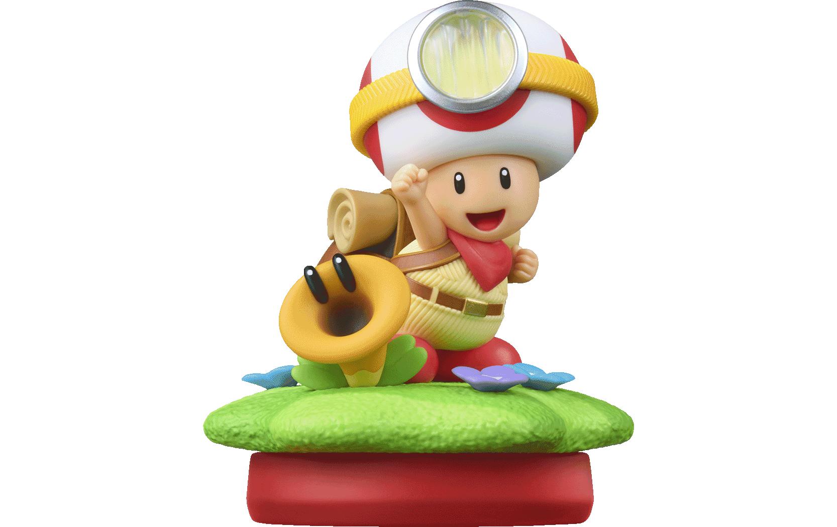 Nintendo amiibo Capitaine Toad und Blume Cancan