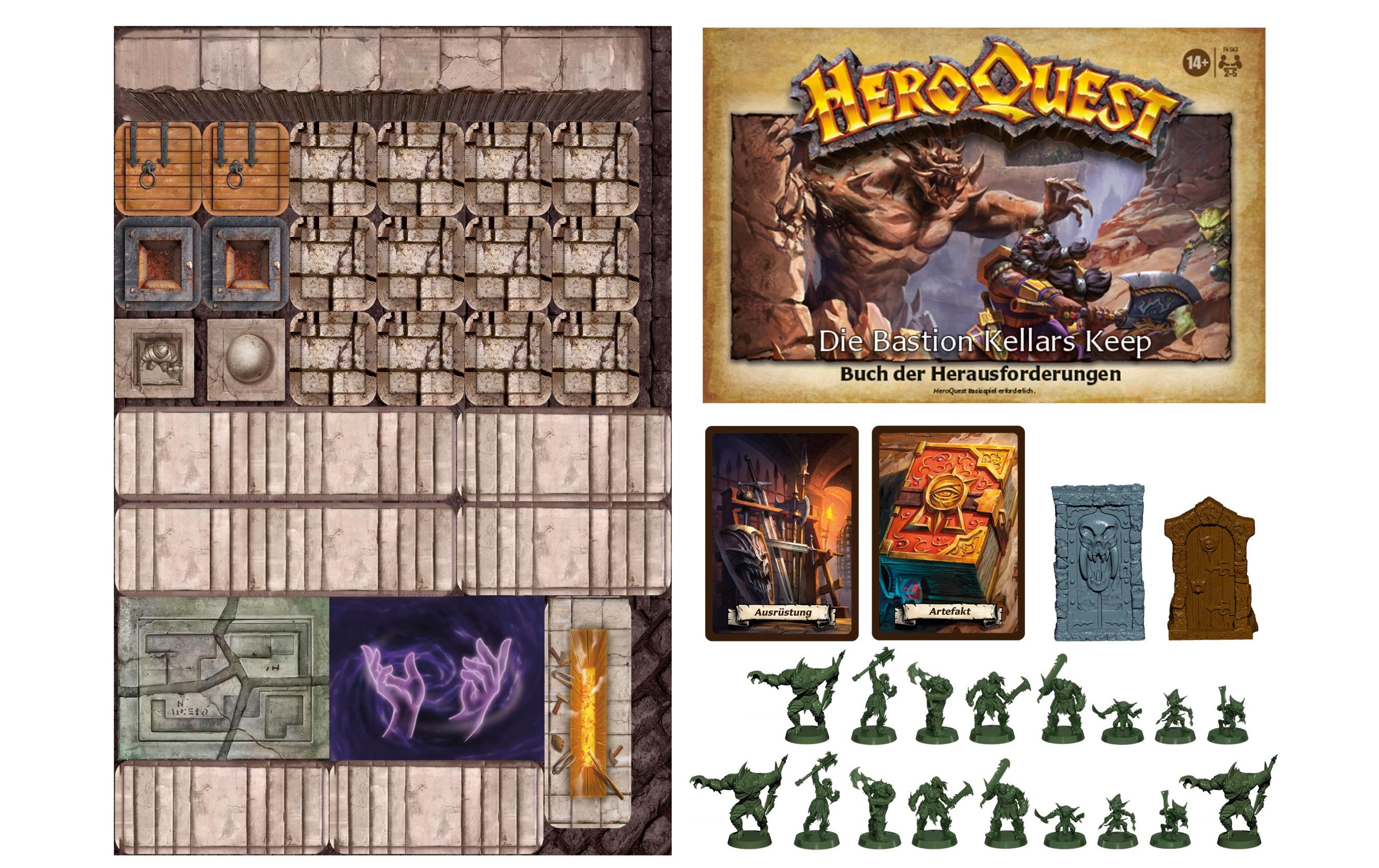 Hasbro Gaming Expertenspiel HeroQuest: Die Bastion Kellars Keep