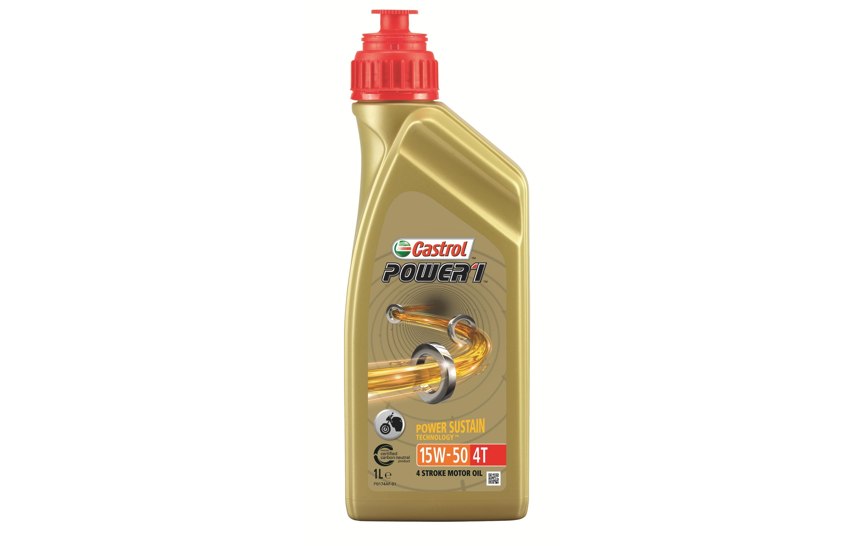 Castrol Motorenöl Power 1 4T 15W-50, 1 l