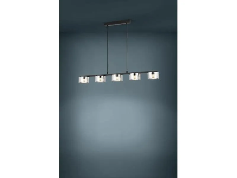 EGLO Leuchten LED-Pendelleuchte COPILLOS LED 5 x 5.4W 3000K Silber EGLO Leuchten LED-Pendelleuchte COPILLOS LED 5 x 5.4W 3000K Silber