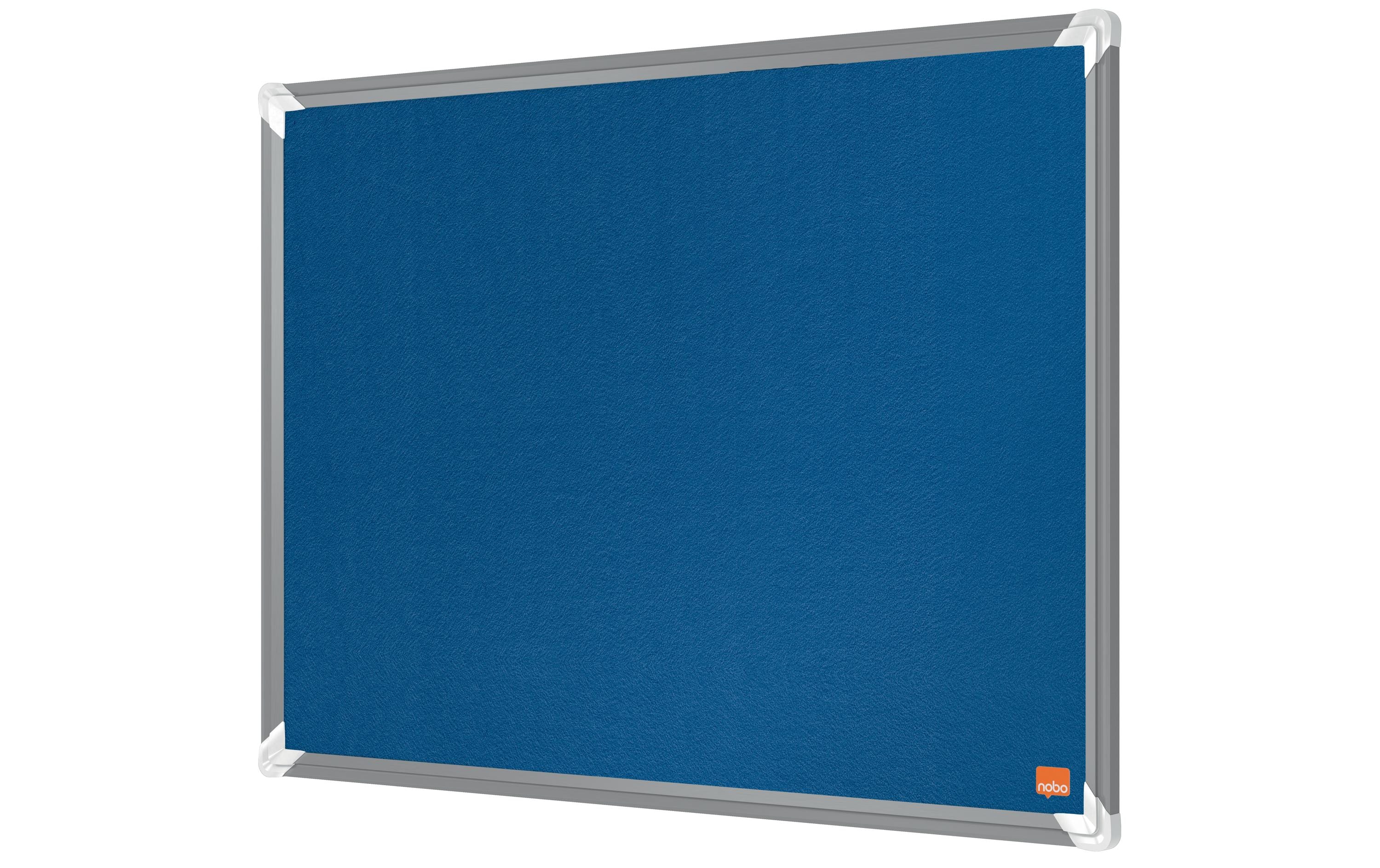 Nobo Pinnwand Premium Plus 120 cm x 120 cm, Blau