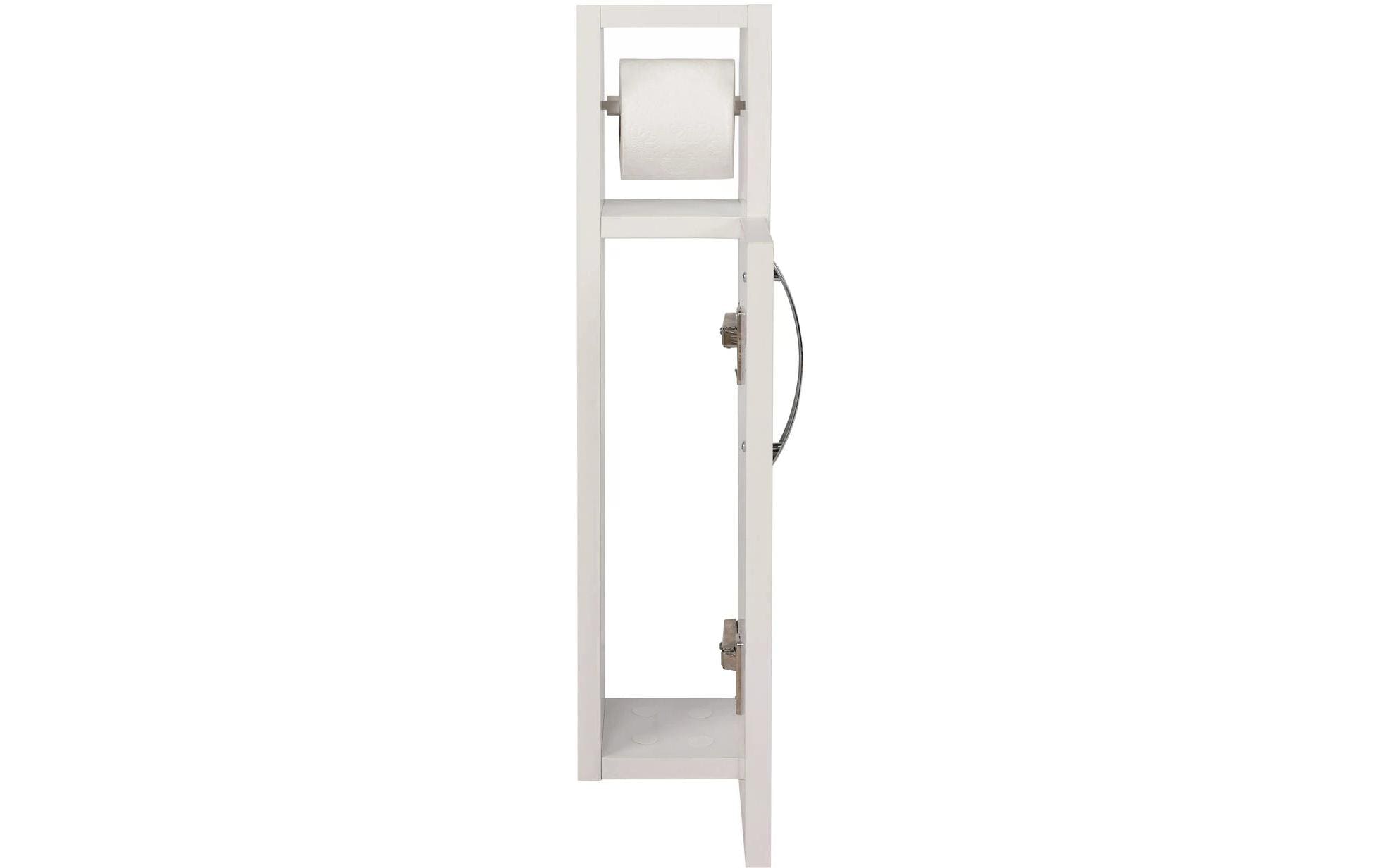 Woody Fashion Badezimmerregal Star 15 x 65 x 12 cm, Weiss