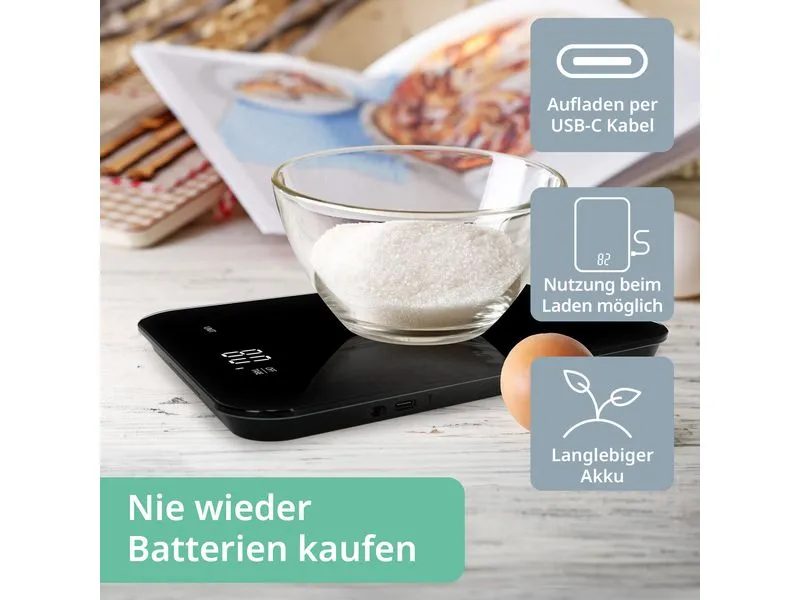 ADE Küchenwaage Tessa KE2301-1 Schwarz