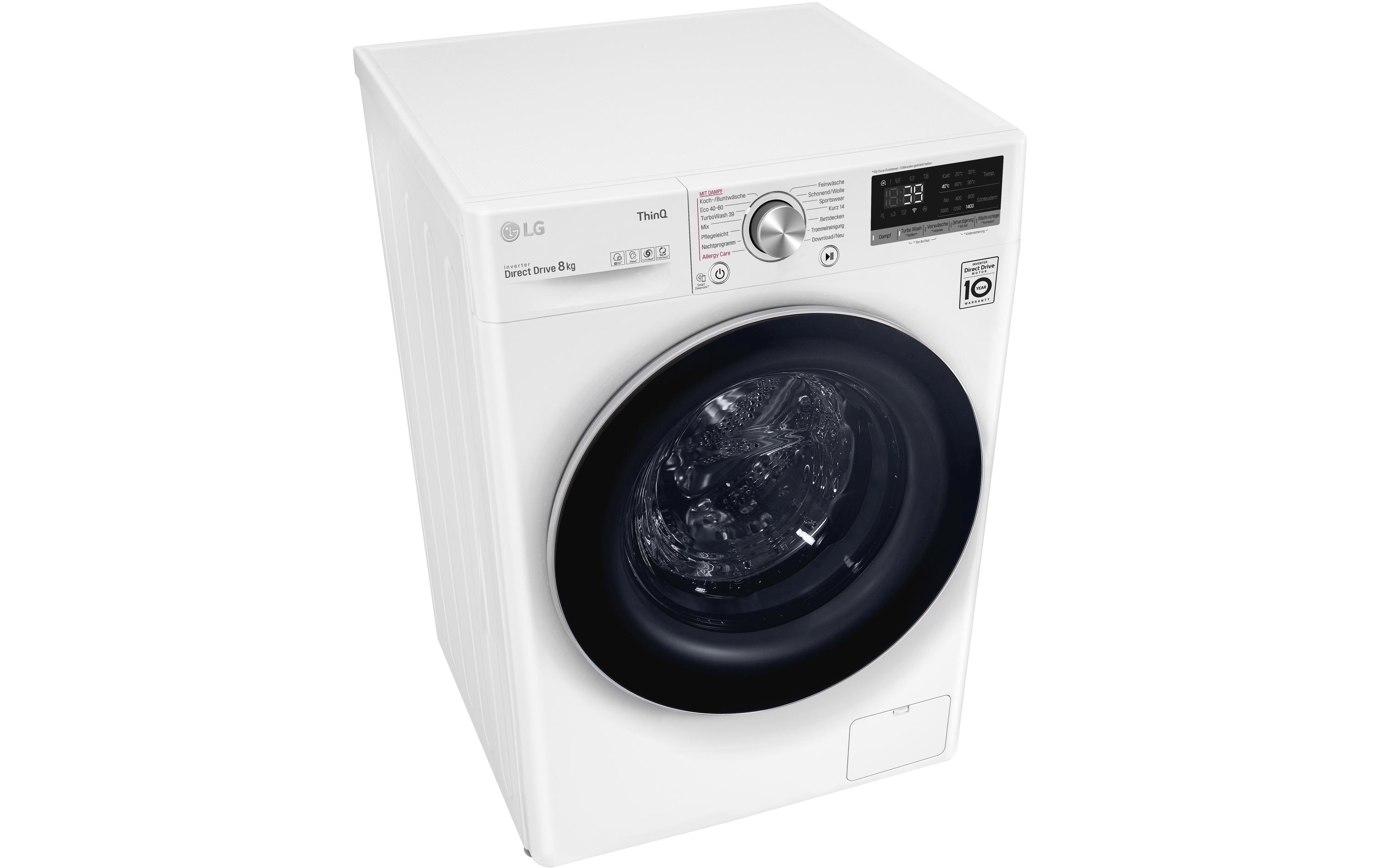 LG Waschmaschine F4WV708P1E Links LG Waschmaschine F4WV708P1E Links