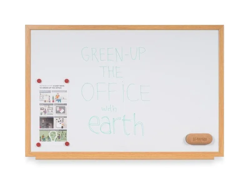 Bi-Office Magnethaftendes Whiteboard 100 cm x 150 cm, Weiss
