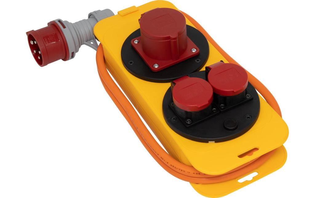 Brennenstuhl Baustromverteiler K35 1x CEE/16-5 + 2x T25/5 2 m Zuleitung