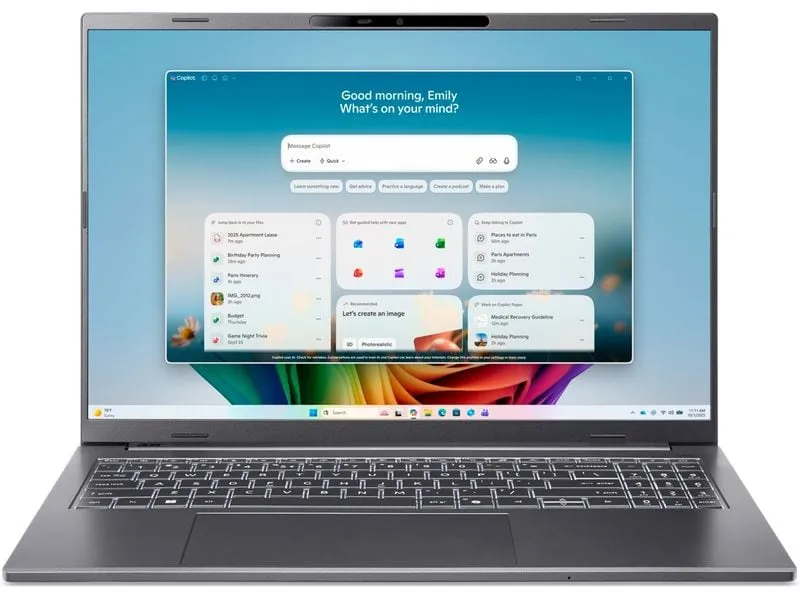Acer Notebook Aspire 16 AI OLED (A16-A71M-R9CT)