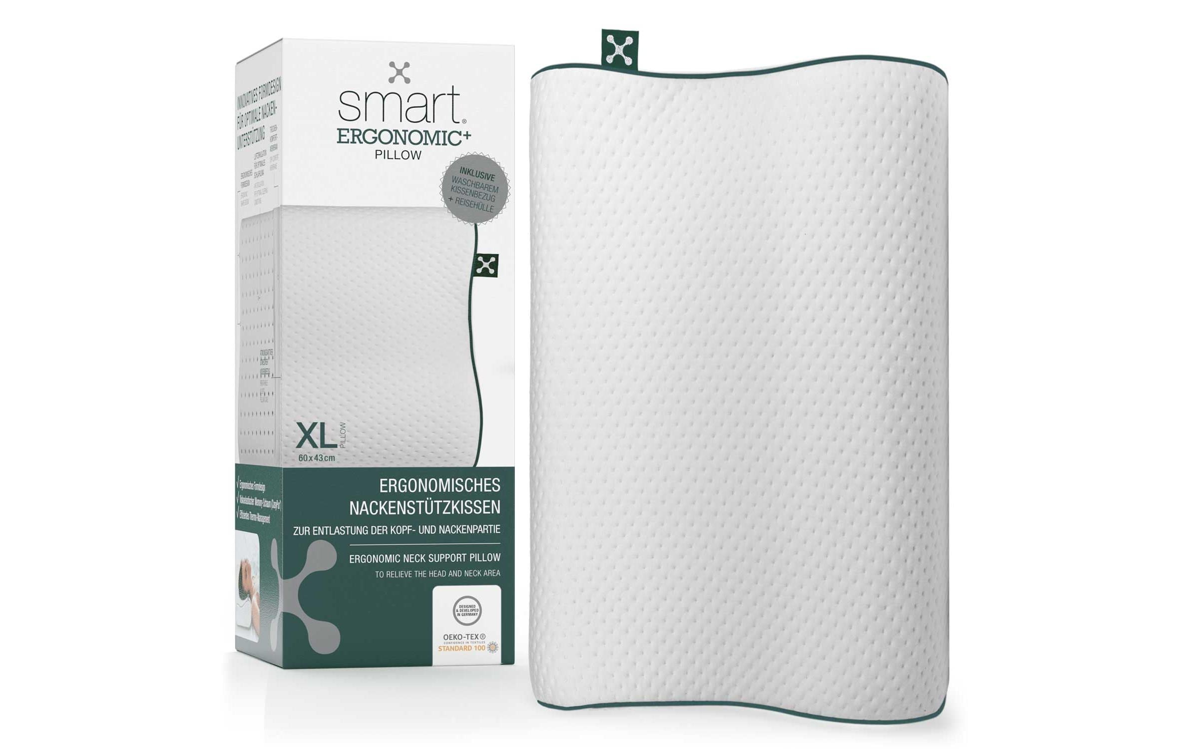 Smartsleep Nackenkissen Ergonomic + 60 x 43 cm Smartsleep Nackenkissen Ergonomic + 60 x 43 cm