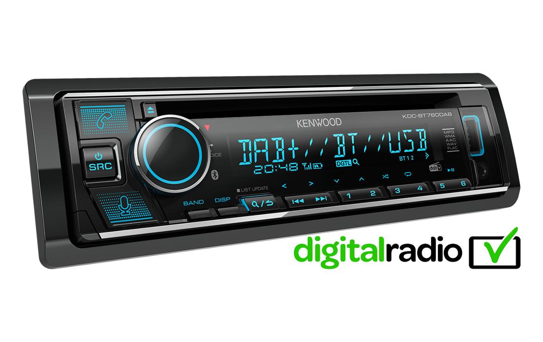 Kenwood Autoradio KDC-BT760DAB 1 DIN Kenwood Autoradio KDC-BT760DAB 1 DIN