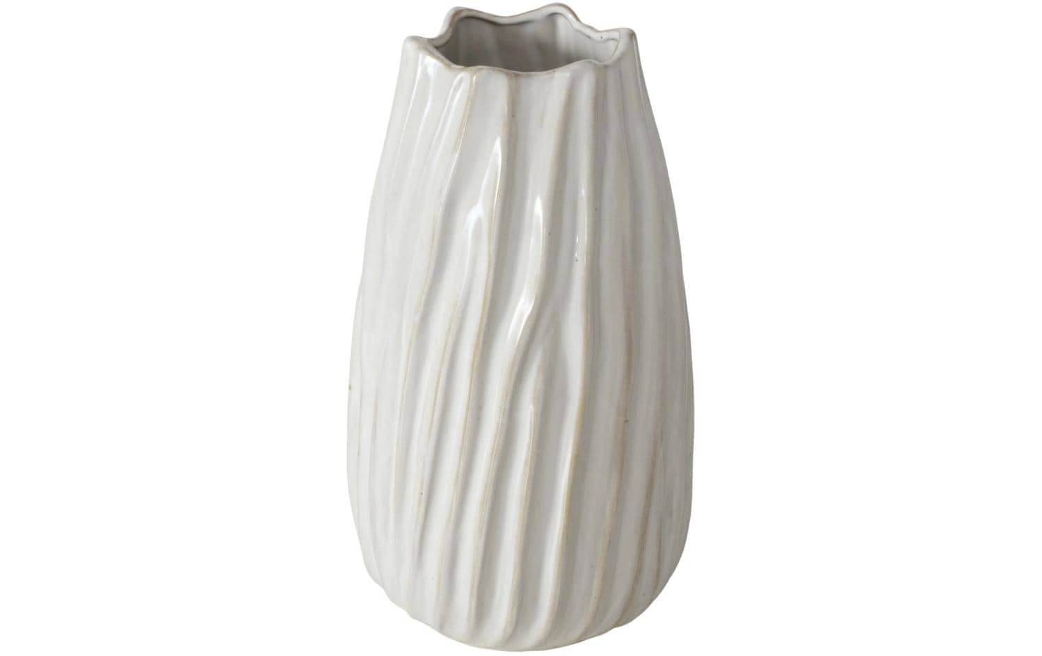 Boltze Vase Nanny 25.5 cm, Weiss