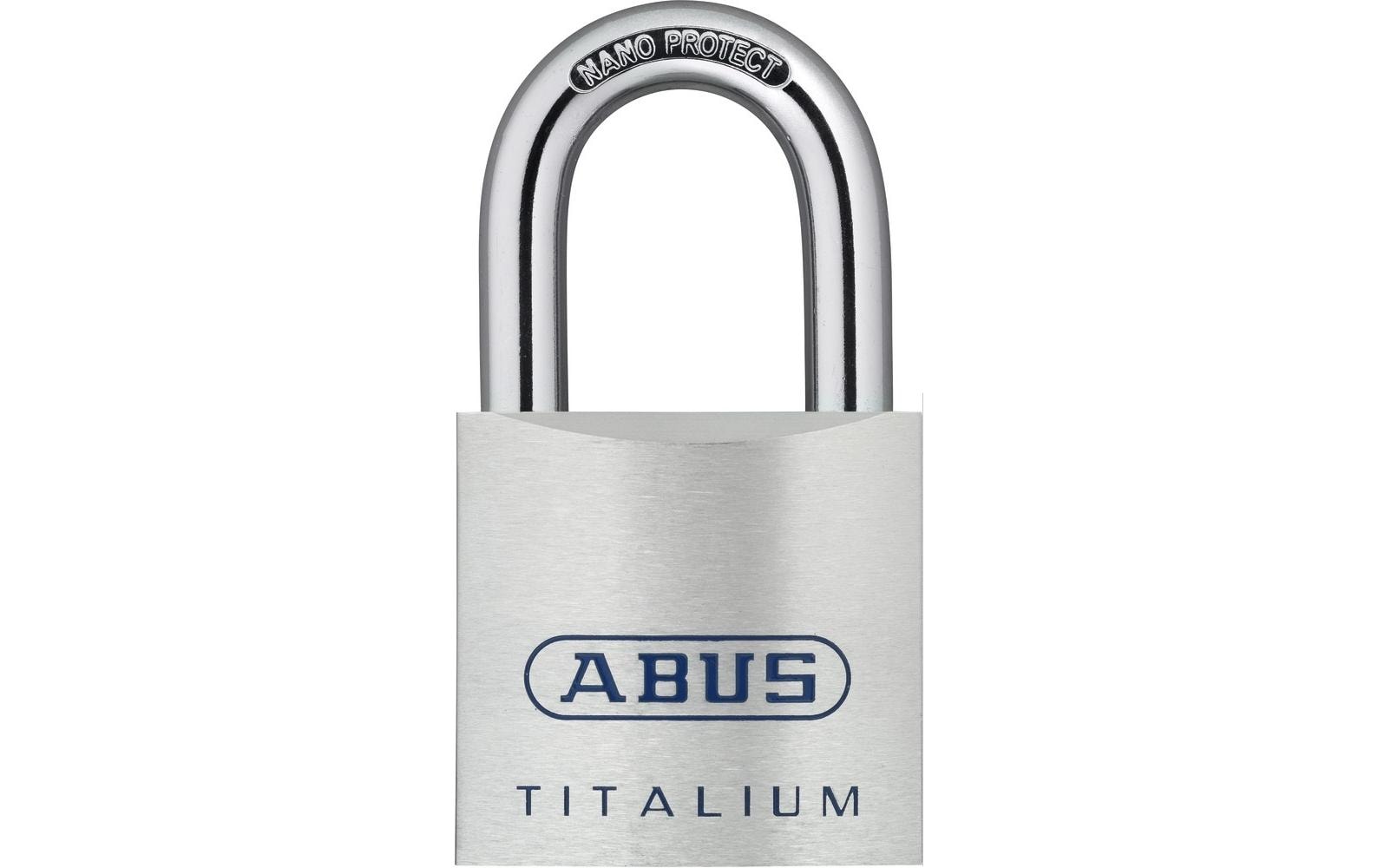 Abus Vorhängeschloss 80TI/50 Silber Aluminium Abus Vorhängeschloss 80TI/50 Silber Aluminium