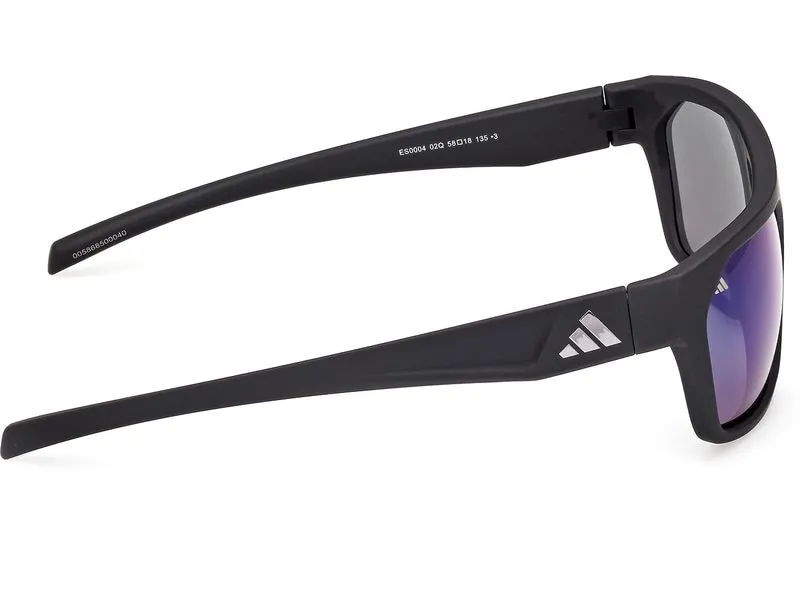 adidas ES0004 Sport Sonnenbrille Matte Black, Green adidas ES0004 Sport Sonnenbrille Matte Black, Green