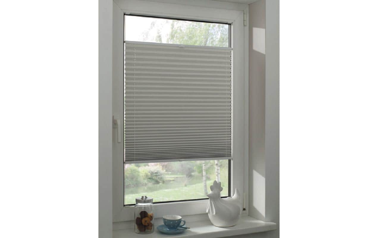 Gardinia Plissée Concept Thermo, Grau, 40 x 130 cm