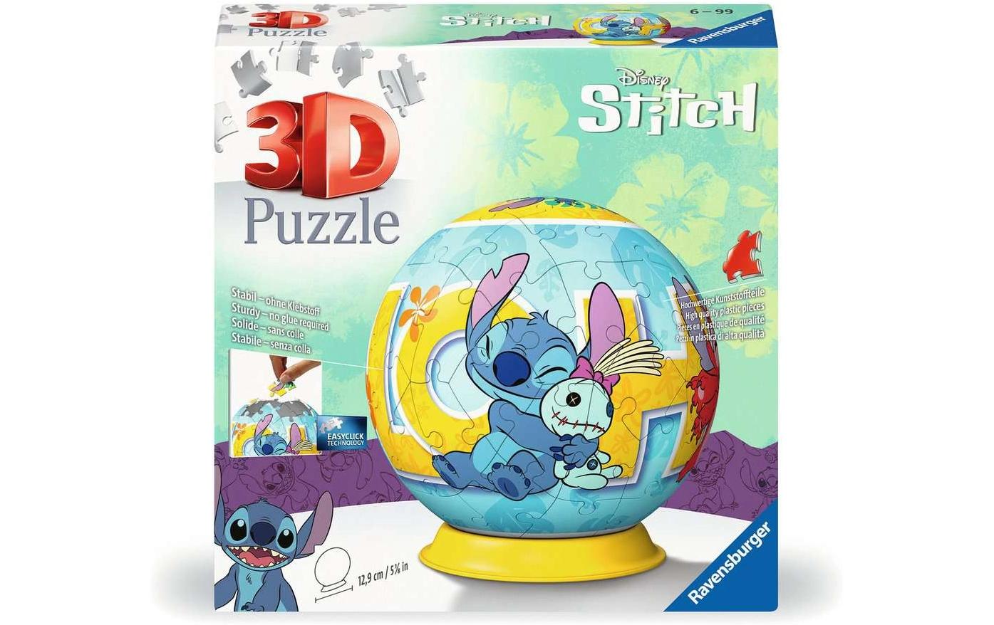 Ravensburger 3D Puzzle Ball: Disney Stitch