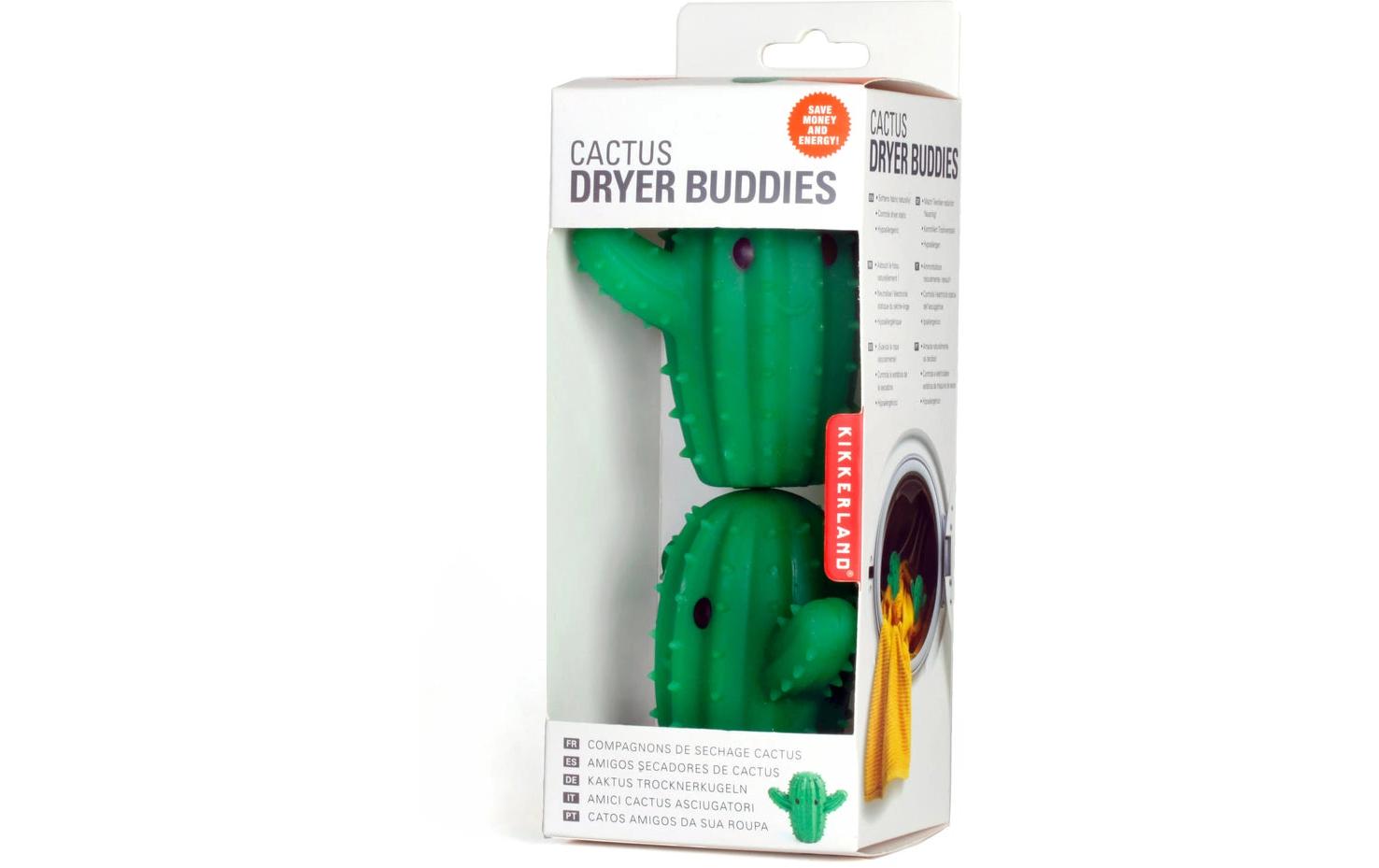 Kikkerland Multifunktionsbälle Kaktus 2 Stück, Grün