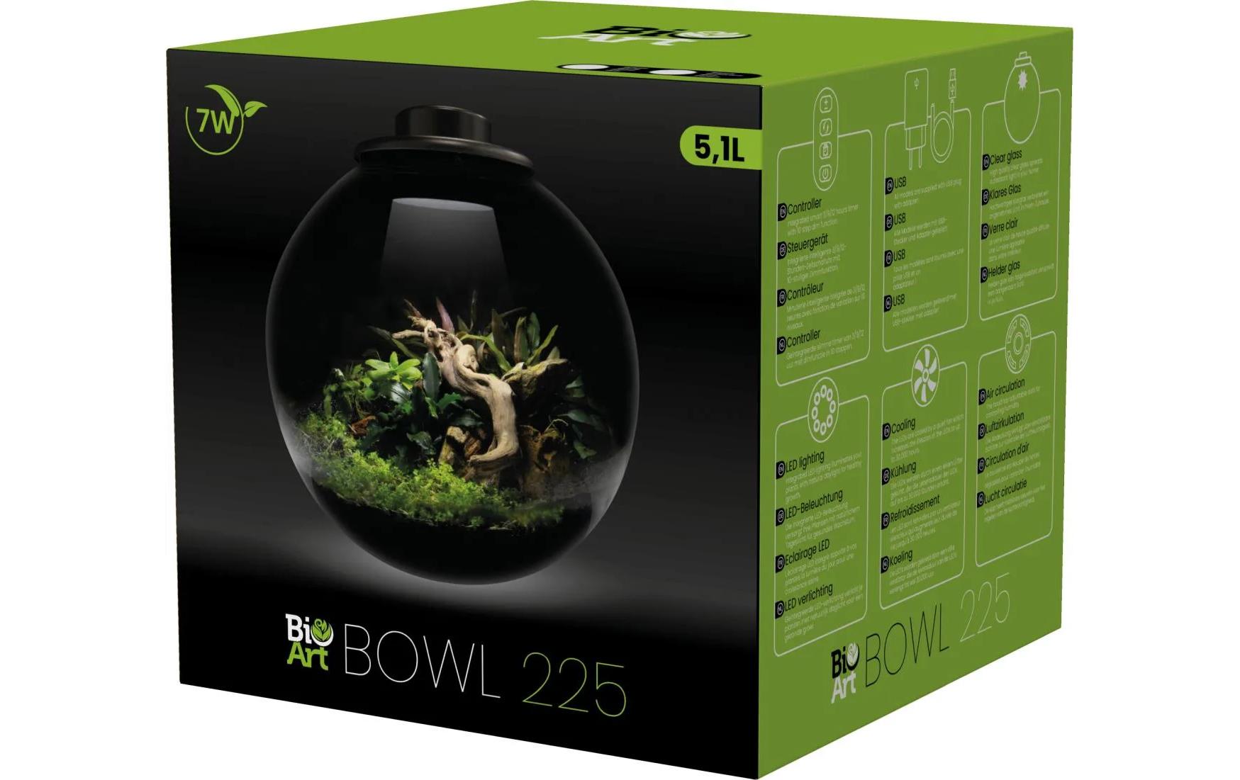 Bio Art Pflanzengefäss Bowl 225 Schwarz