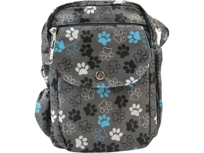 Nijens Gassi-Tasche Konstanz mit Druck, Hellgrau Nijens Gassi-Tasche Konstanz mit Druck, Hellgrau