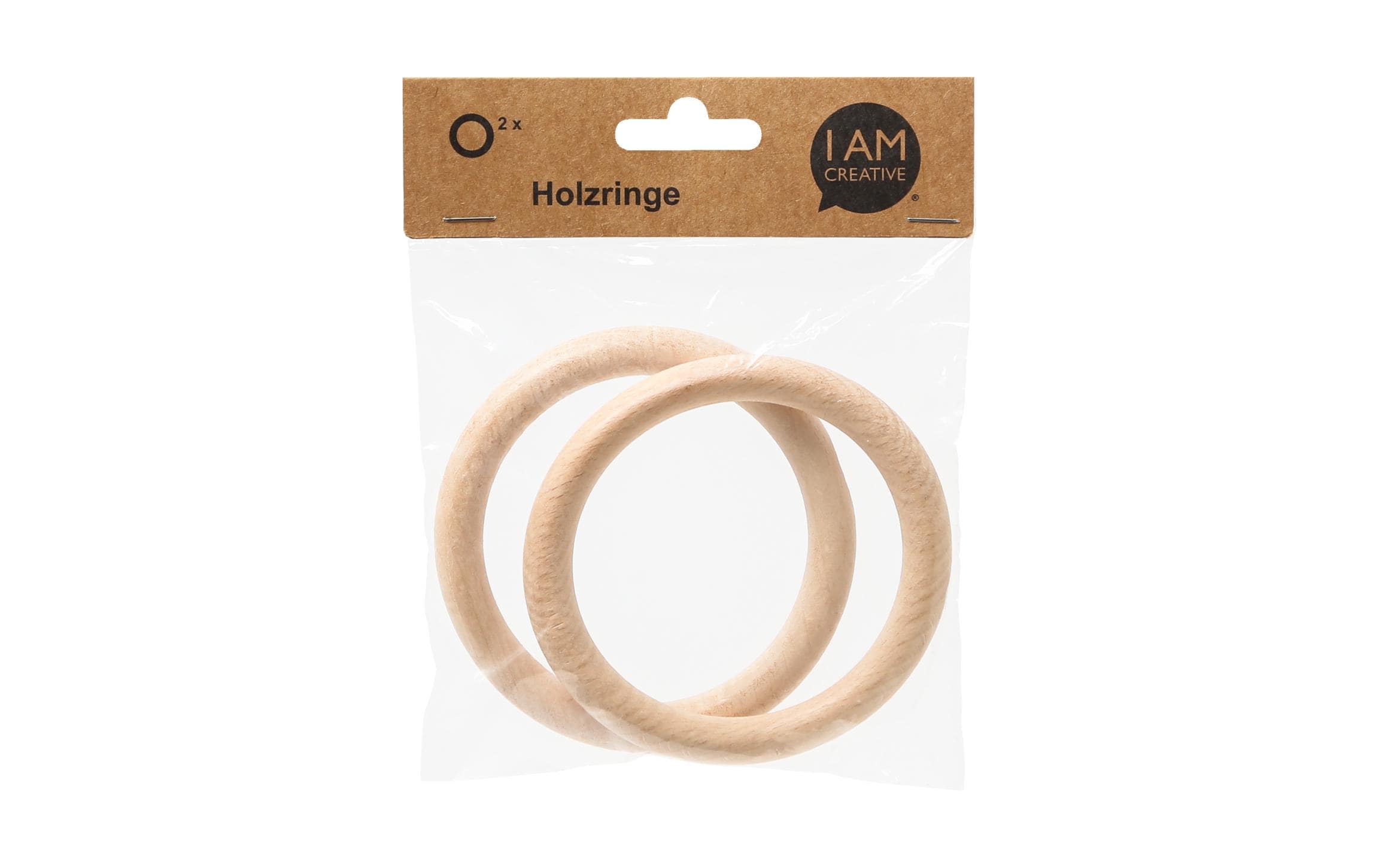 lalana Holzring Hölzerner Ring 10.5 cm, 2 Stück lalana Holzring Hölzerner Ring 10.5 cm, 2 Stück