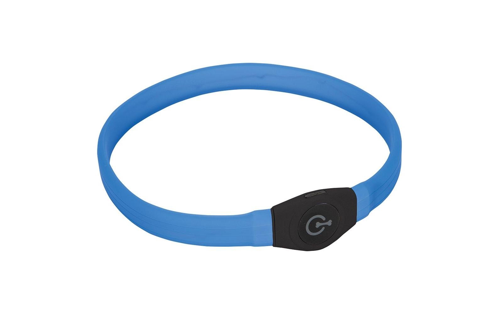 Karlie Leuchtring Visio Light LED Langhaar, blau