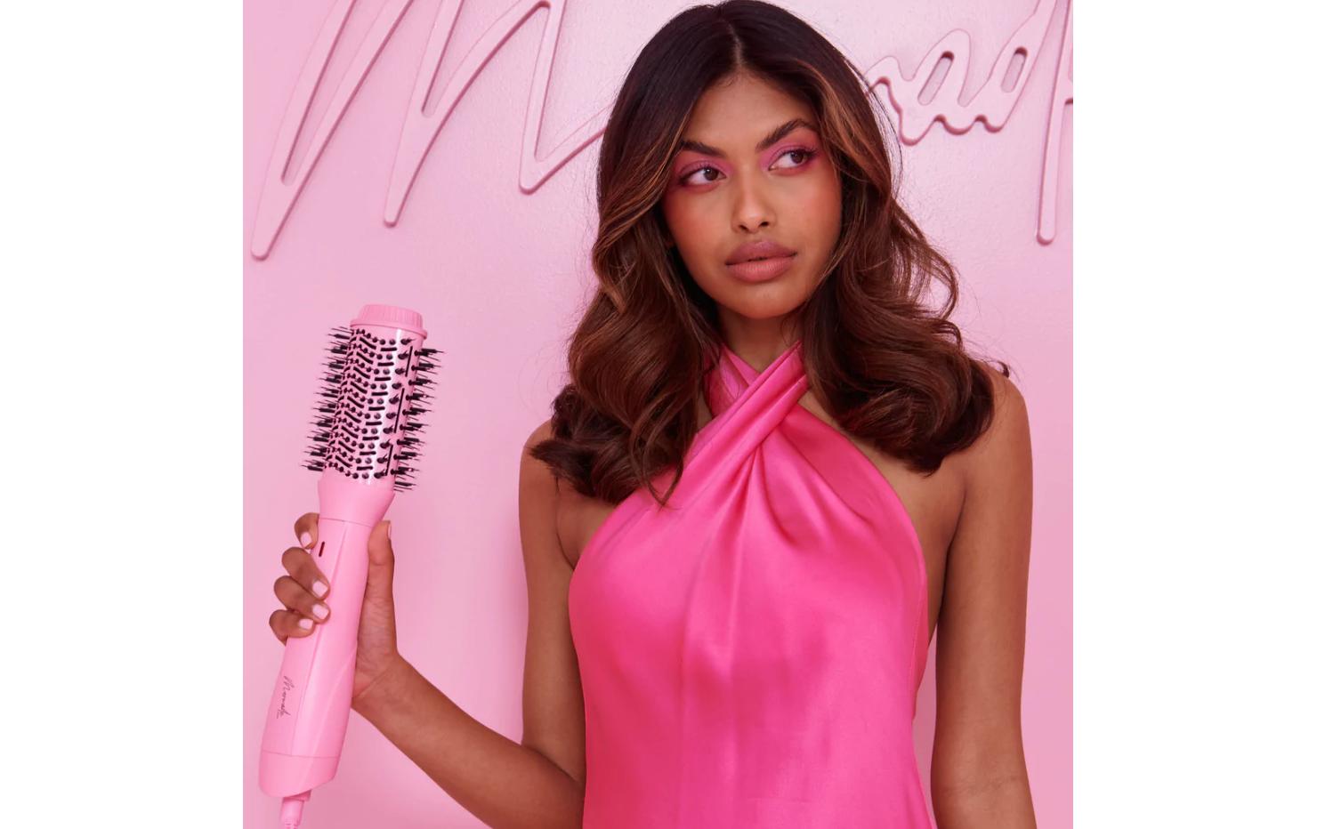 Mermade Warmluftbürste Blow Dry Brush Pink