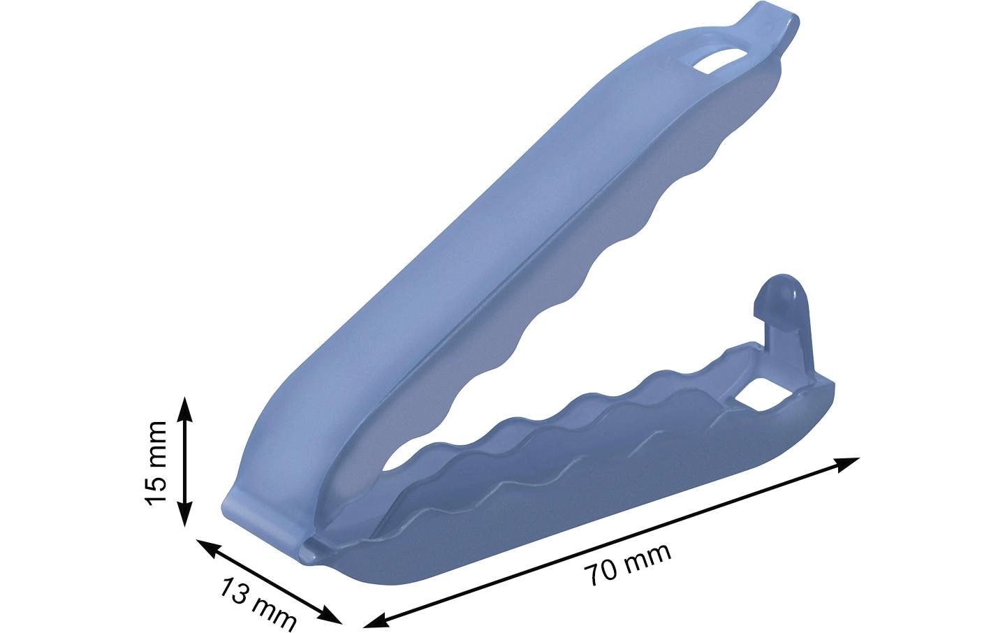 Rotho Verschlussclip ONDA 10 Stück, Blau