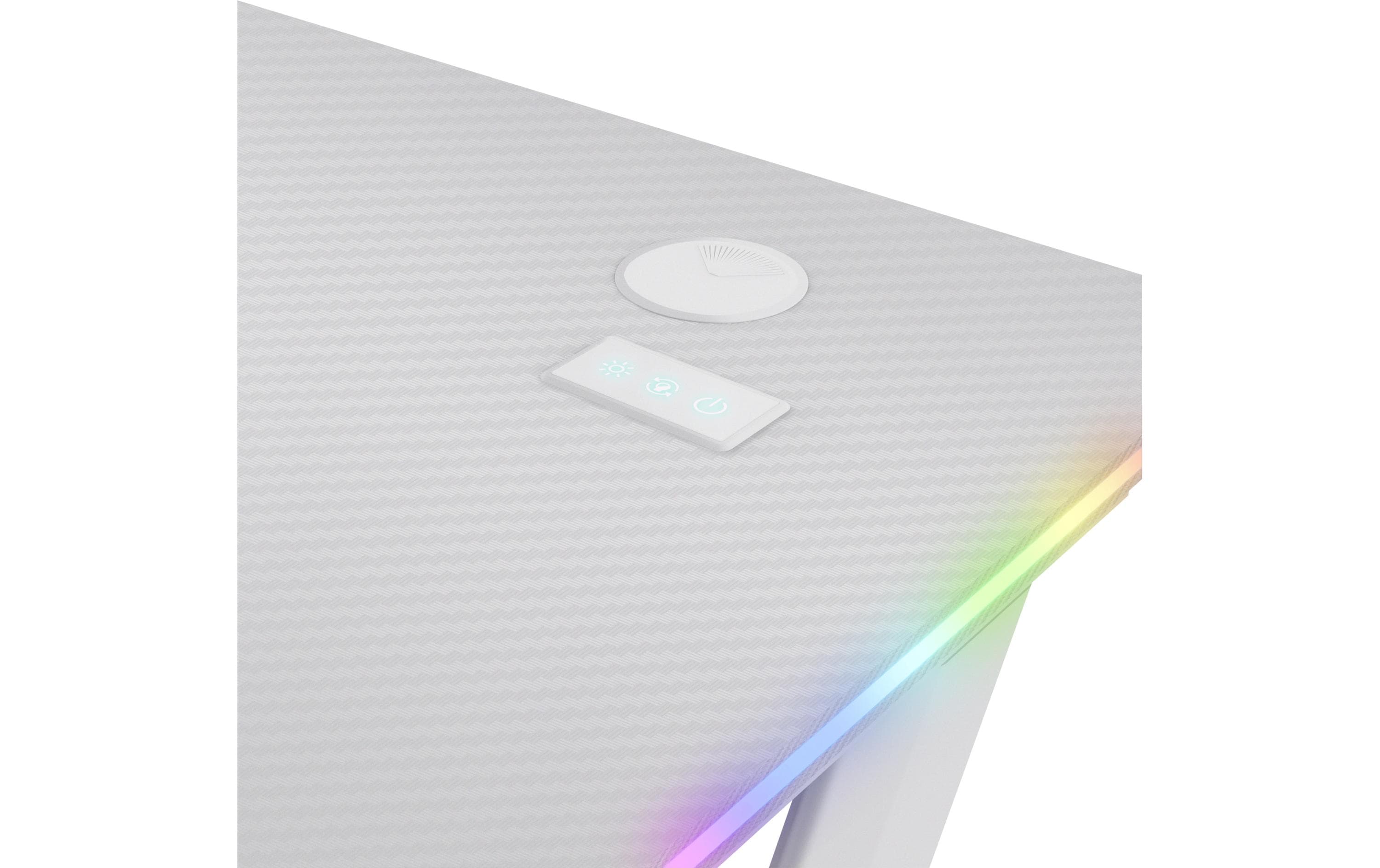 Trust Gaming Tisch GXT 709W Luminus RGB Weiss