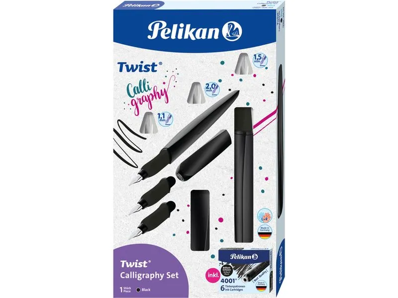 Pelikan Füllfederhalter Calligraphy Set Schwarz Pelikan Füllfederhalter Calligraphy Set Schwarz