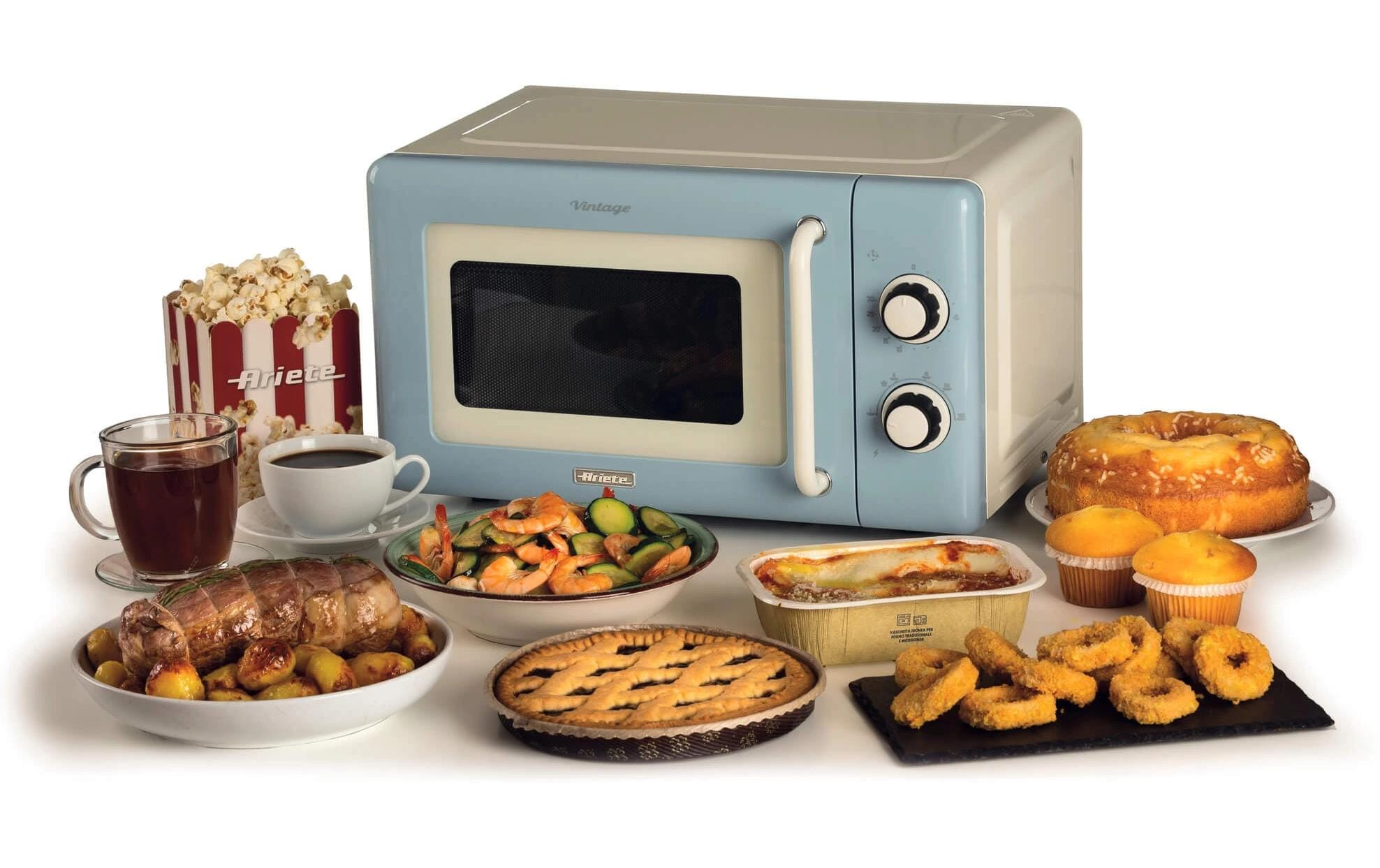 Ariete Mikrowelle Vintage Blau