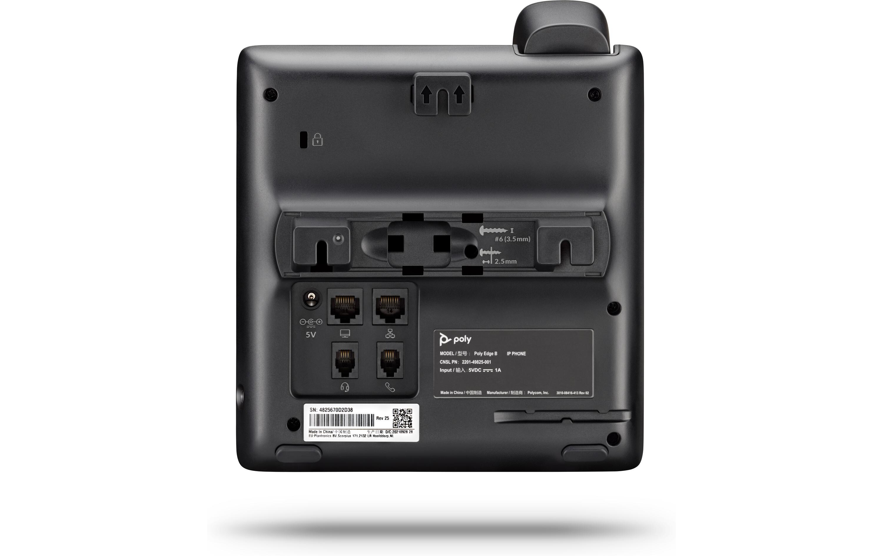 Poly Tischtelefon Edge B10 Schwarz, Google Voice Poly Tischtelefon Edge B10 Schwarz, Google Voice