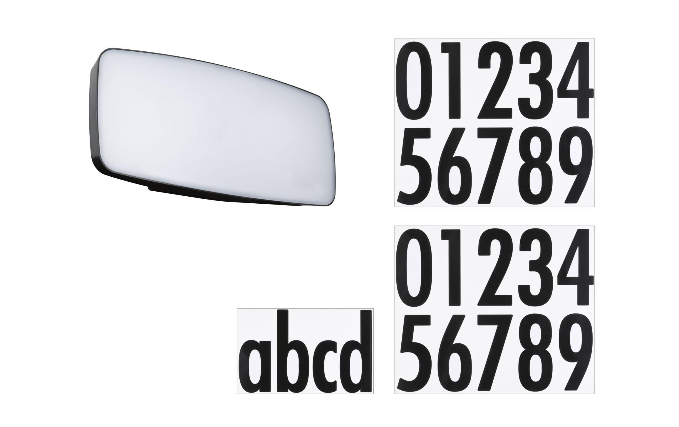 Paulmann Hausnummernleuchte Sheera 230 V Anthrazit