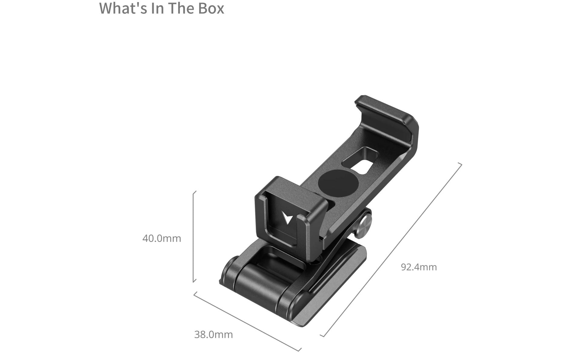 Smallrig Metall-Telefonhalter mit Arca-Swiss Support