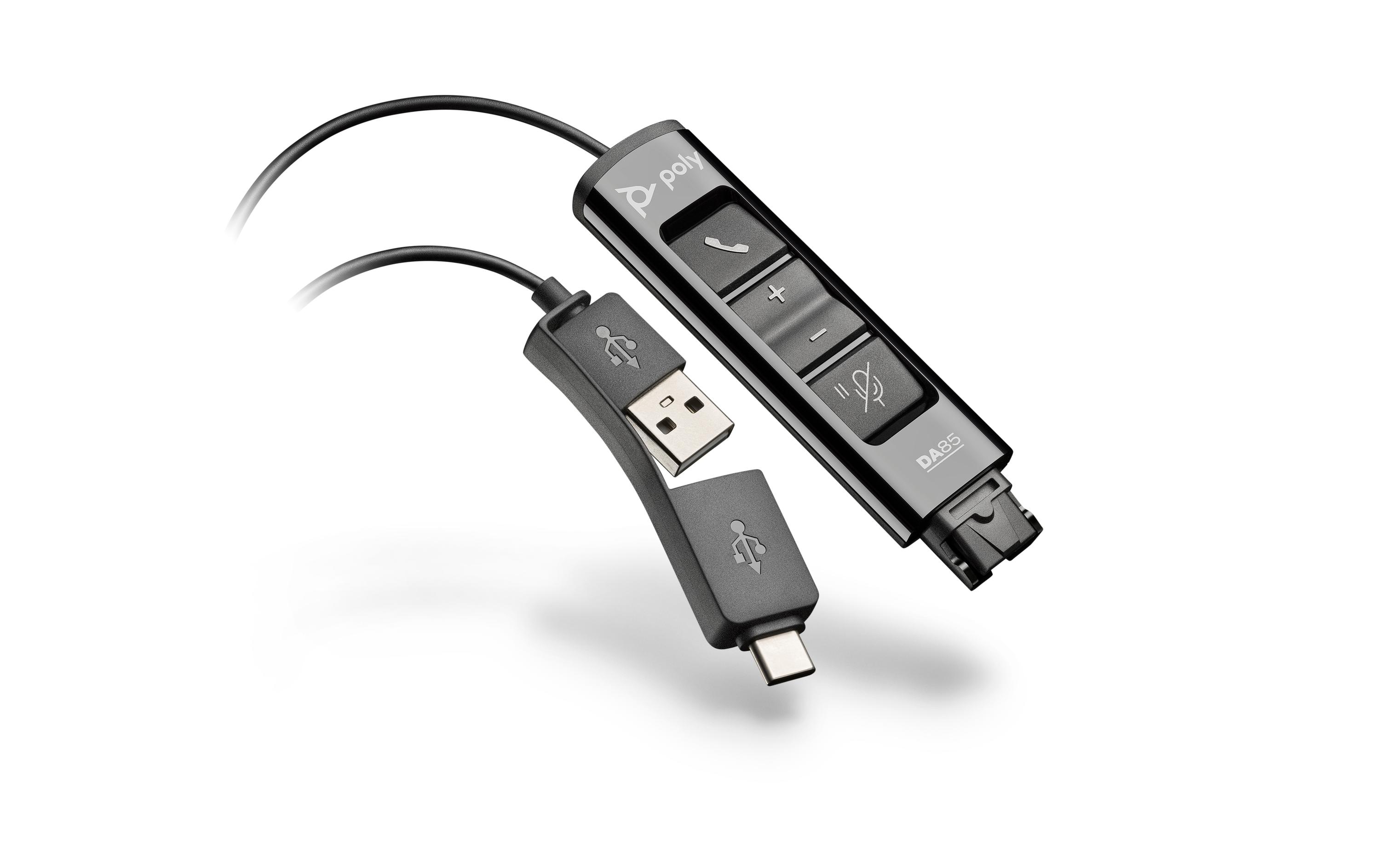 Poly Adapter DA85 USB-A / USB-C - QD