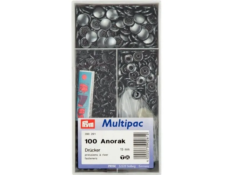 Prym Druckknöpfe Anorak Altkupfer, 15 mm Prym Druckknöpfe Anorak Altkupfer, 15 mm