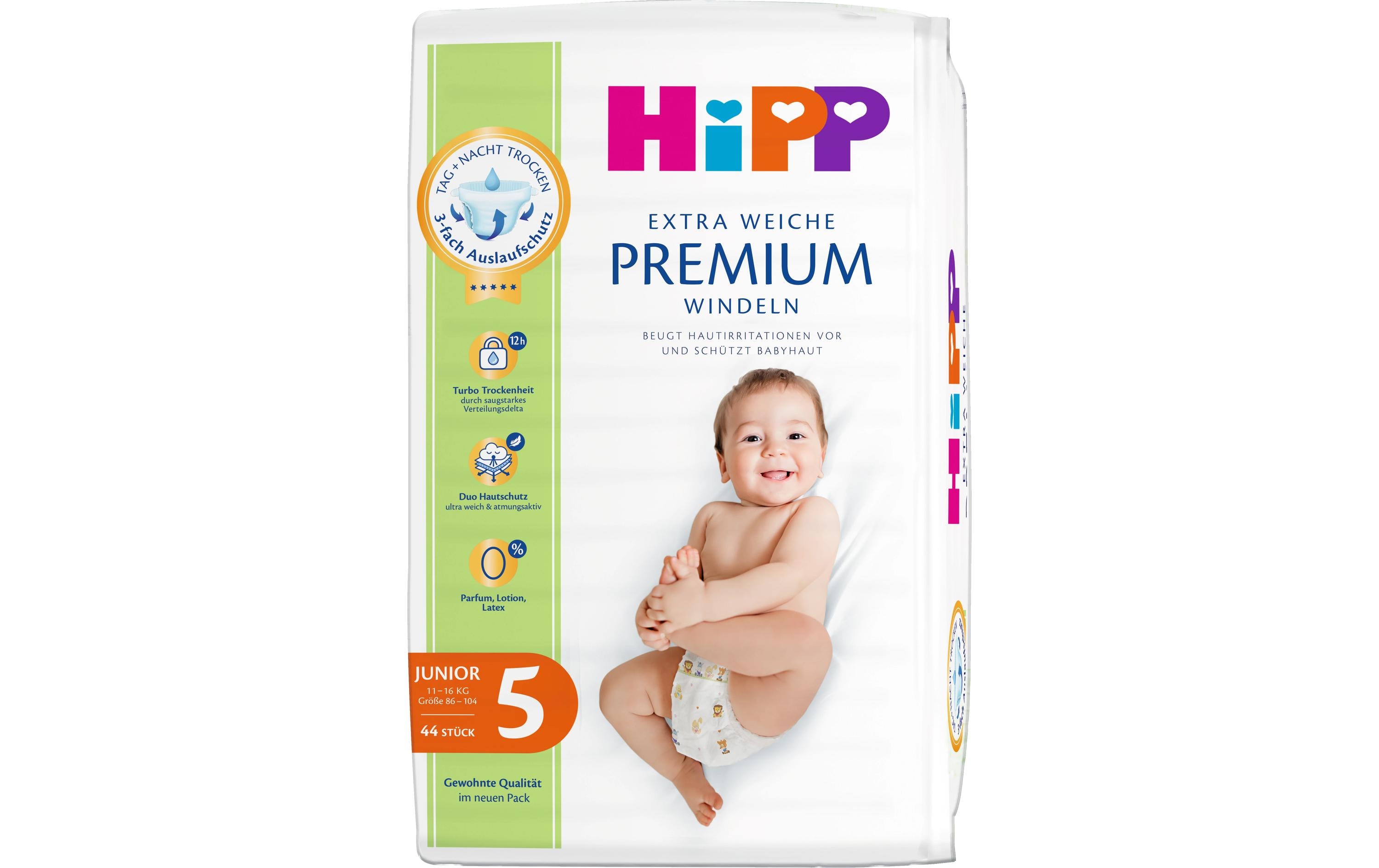HIPP Windeln Babysanft Premium Grösse 5