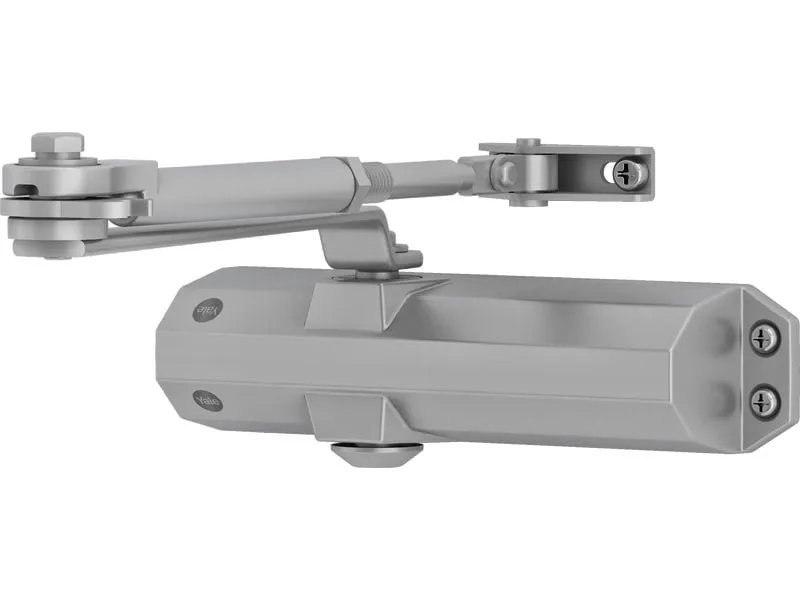 Yale Türschliesser mit Feststellarm, Serie 4500 Silber Yale Türschliesser mit Feststellarm, Serie 4500 Silber