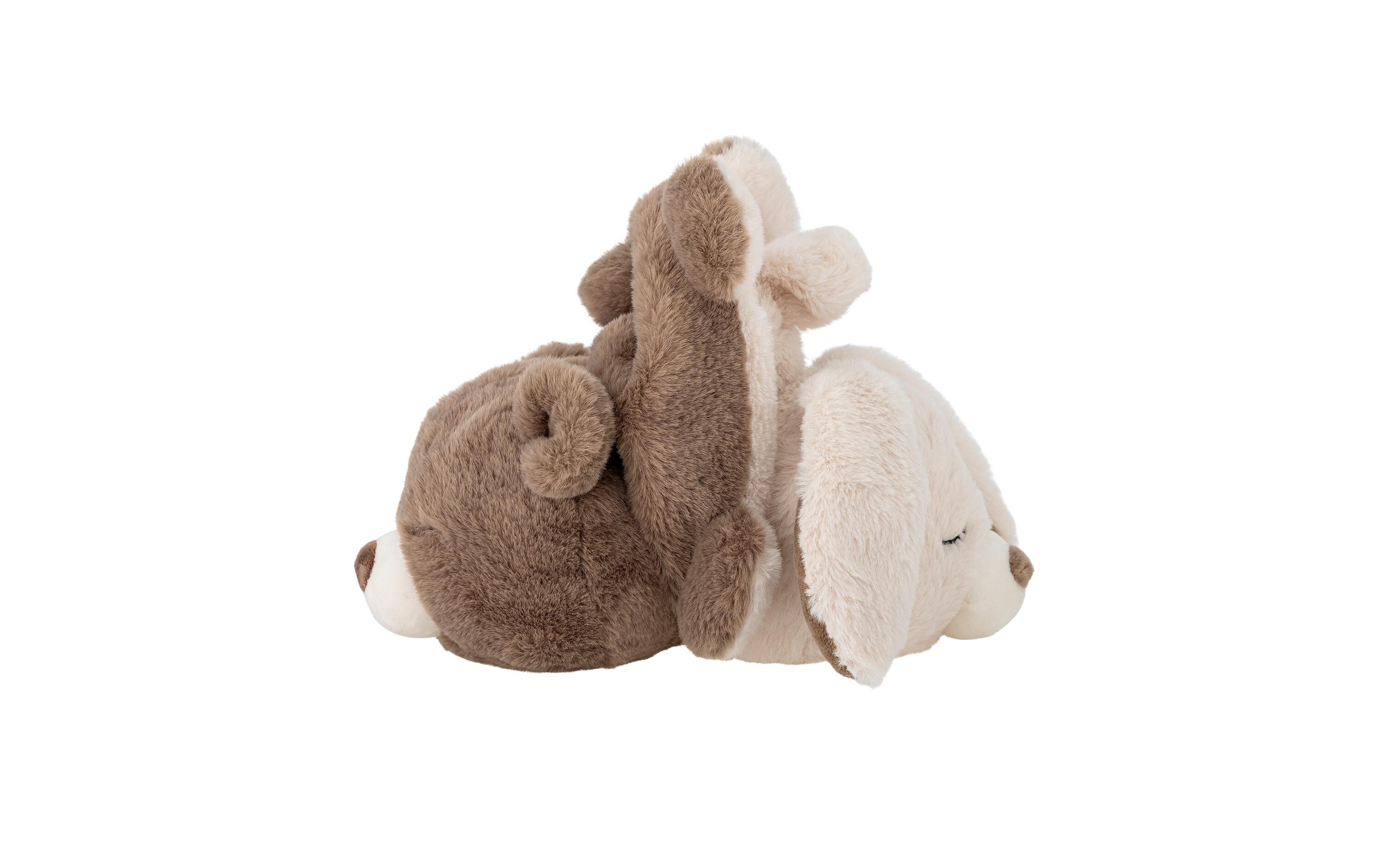 Bloomingville Plüsch Berta Beige, Braun