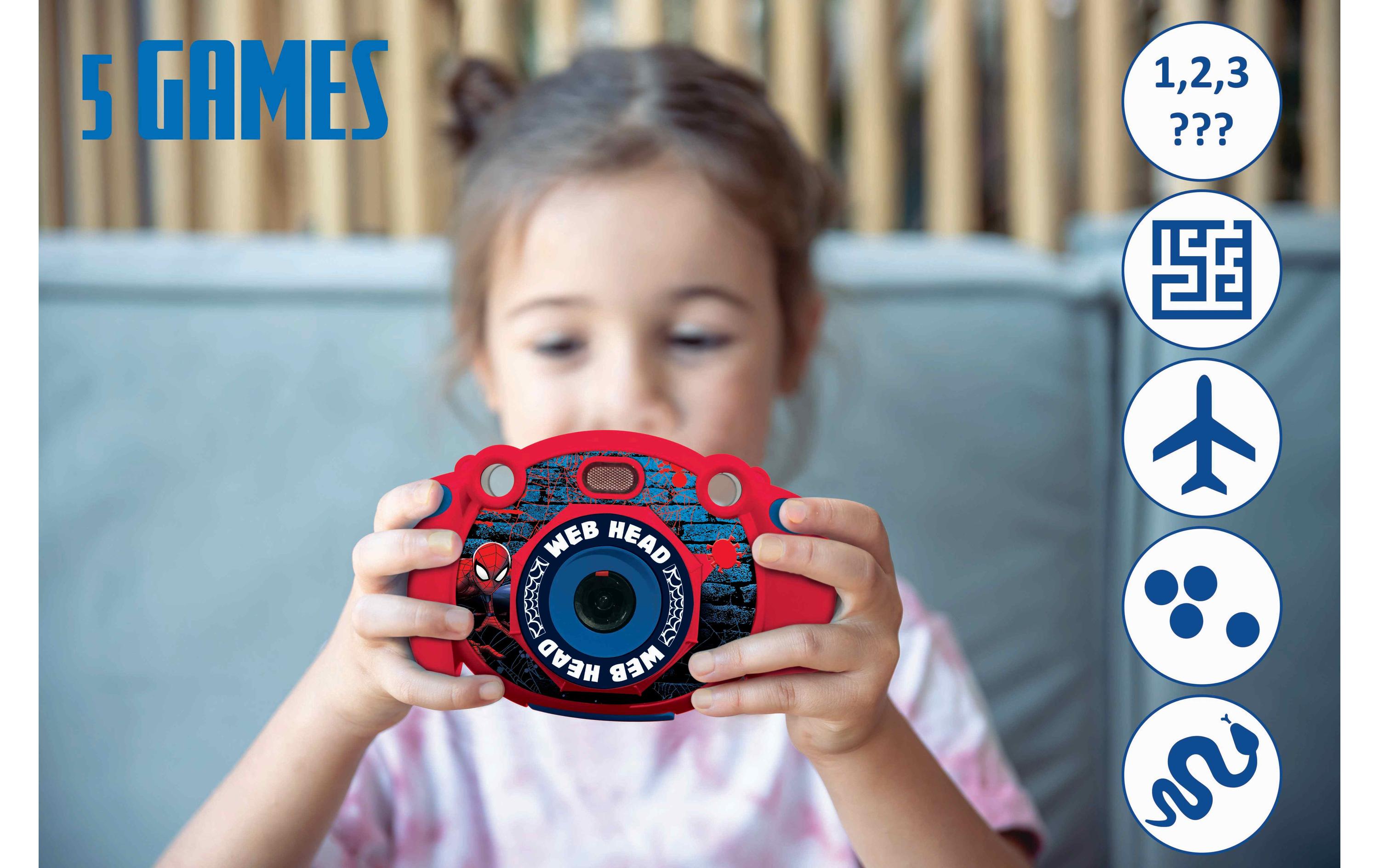 Lexibook Kinderkamera Spider-Man Blau/Rot