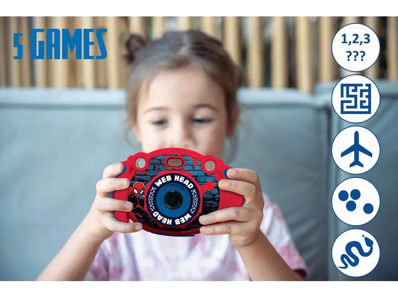Lexibook Kinderkamera Spider-Man Blau/Rot Lexibook Kinderkamera Spider-Man Blau/Rot