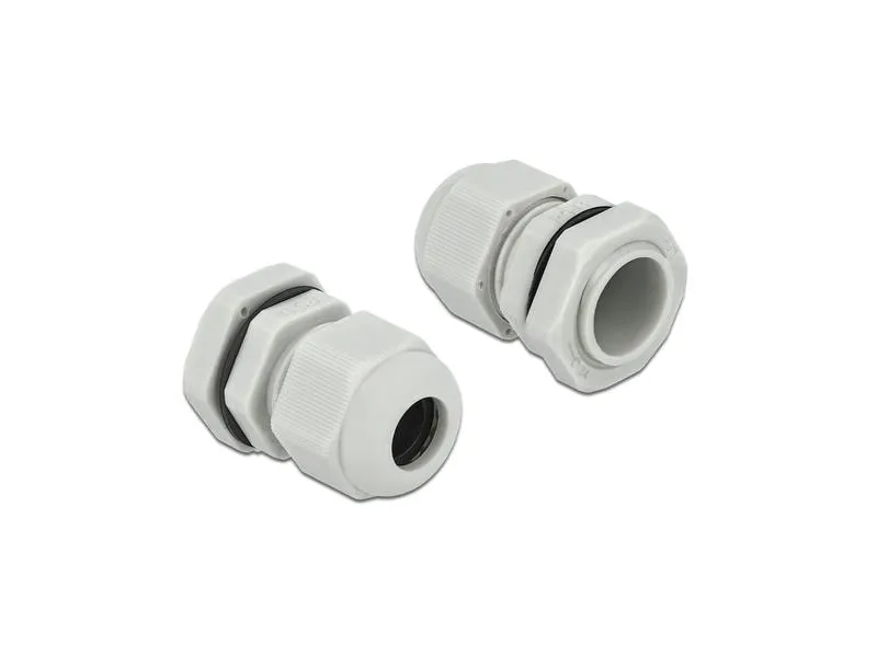 Delock Kabelverschraubung PG11, 22 mm 10 Stück, grau