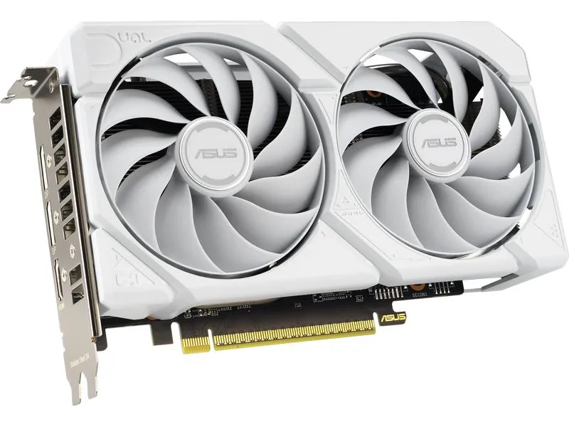 ASUS Grafikkarte Dual Radeon RX9060XT 16G Weiss