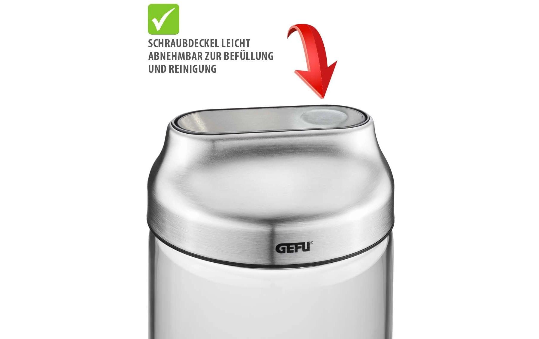 GEFU Vorratsdose Kippo 1 l, Transparent