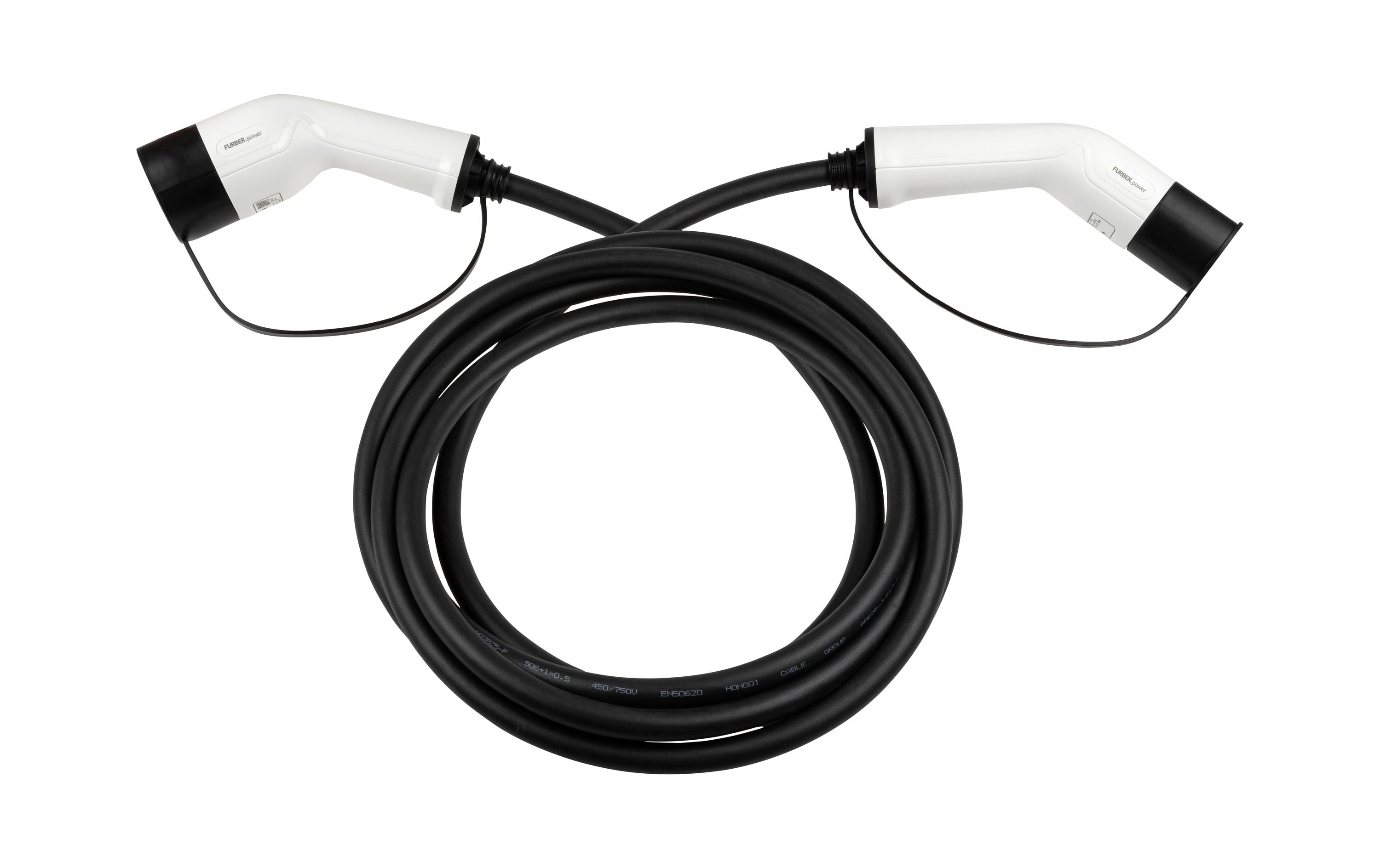 FURBER.power Ladekabel THOR Typ 2 22kW 5 m