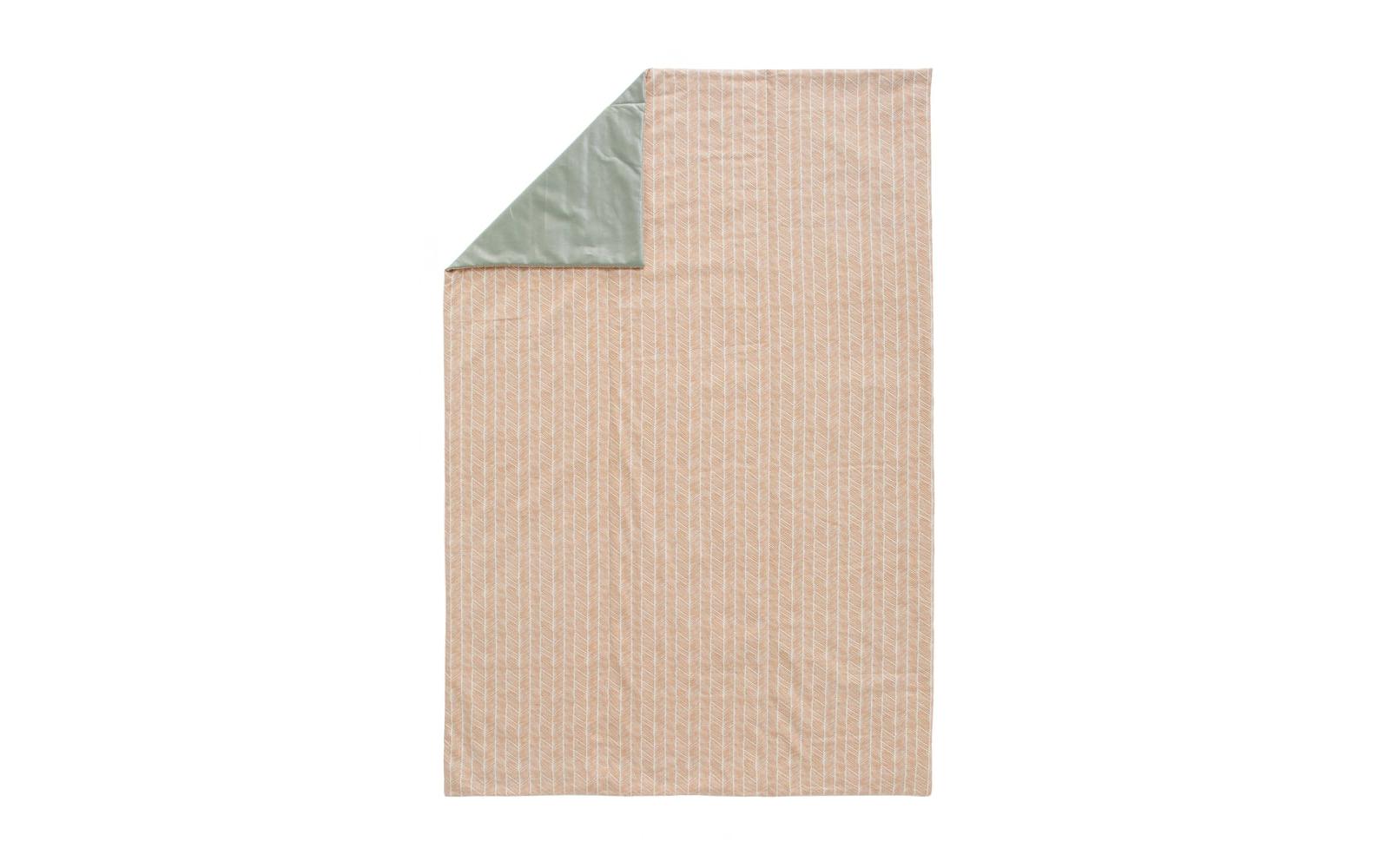 Urbanara Picknickdecke Mallur 130 x 190 cm - Apricot / Weiss Urbanara Picknickdecke Mallur 130 x 190 cm - Apricot / Weiss