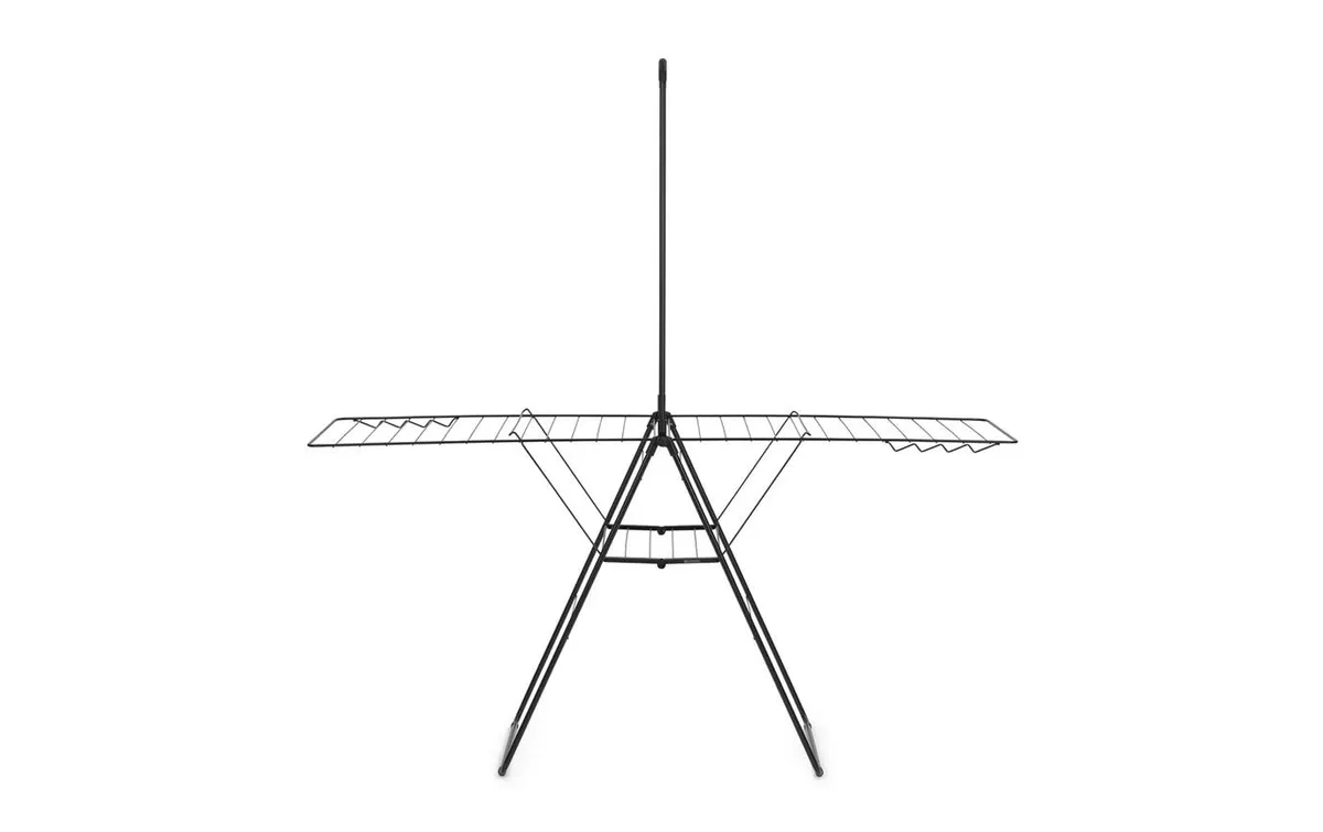 Brabantia Standtrockner HangOn mit Stange 25 m, Schwarz Brabantia Standtrockner HangOn mit Stange 25 m, Schwarz
