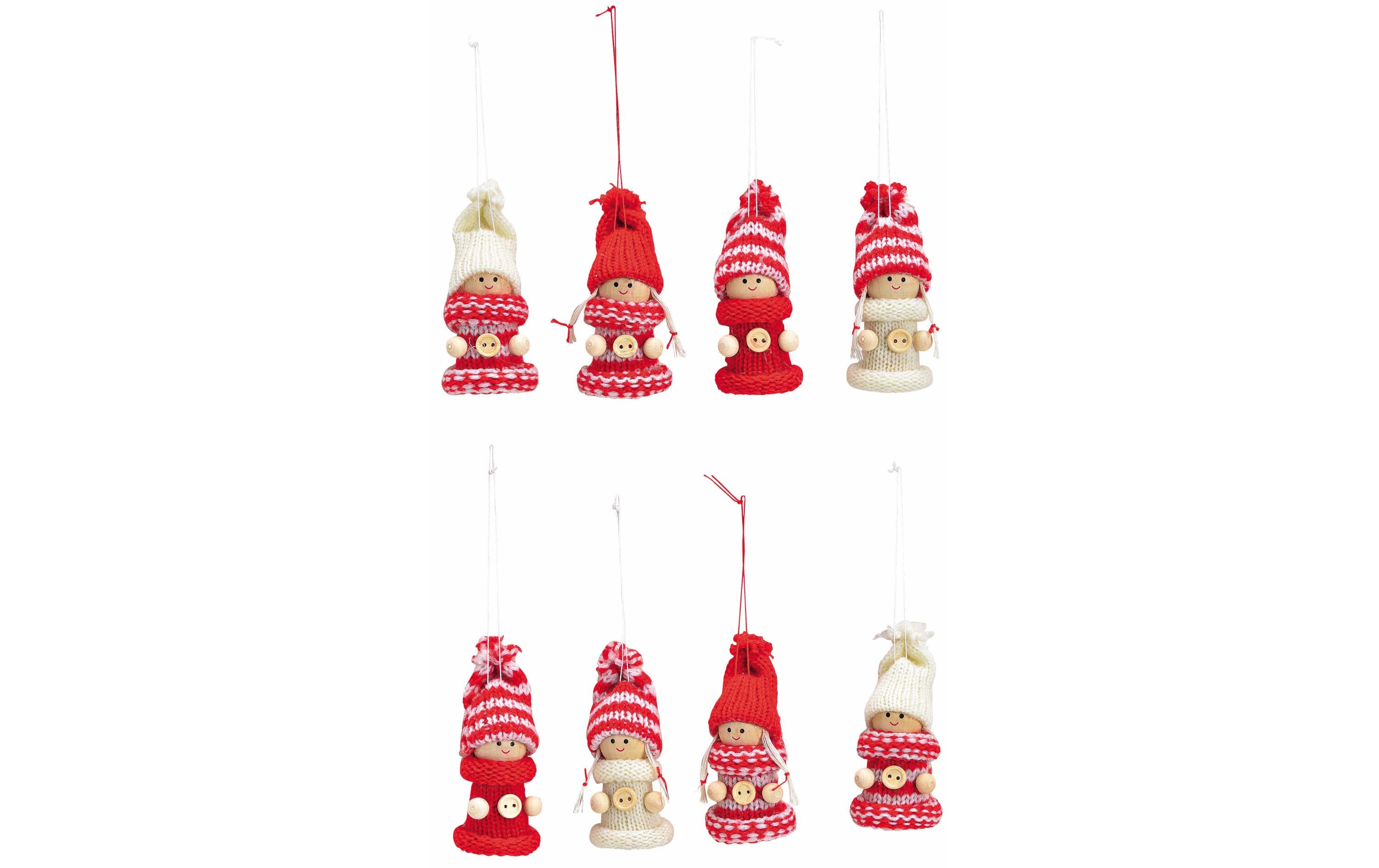 G. Wurm Weihnachtsschmuck Winterkinder 8er Set