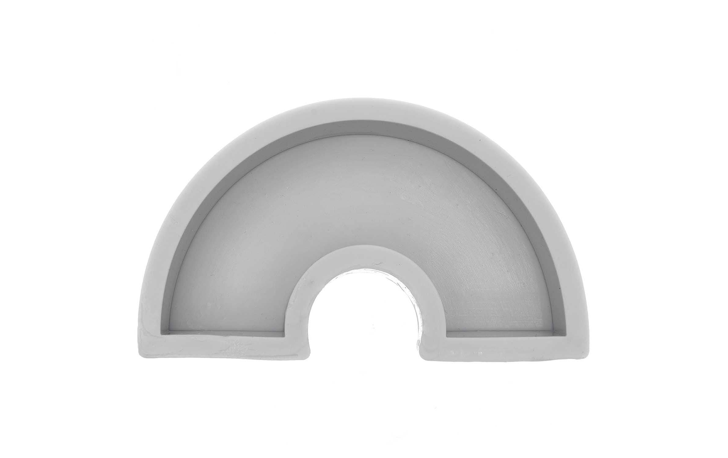 Rico Design Kerzengiessform Regenbogen flach, 118 x 69 x 30 mm