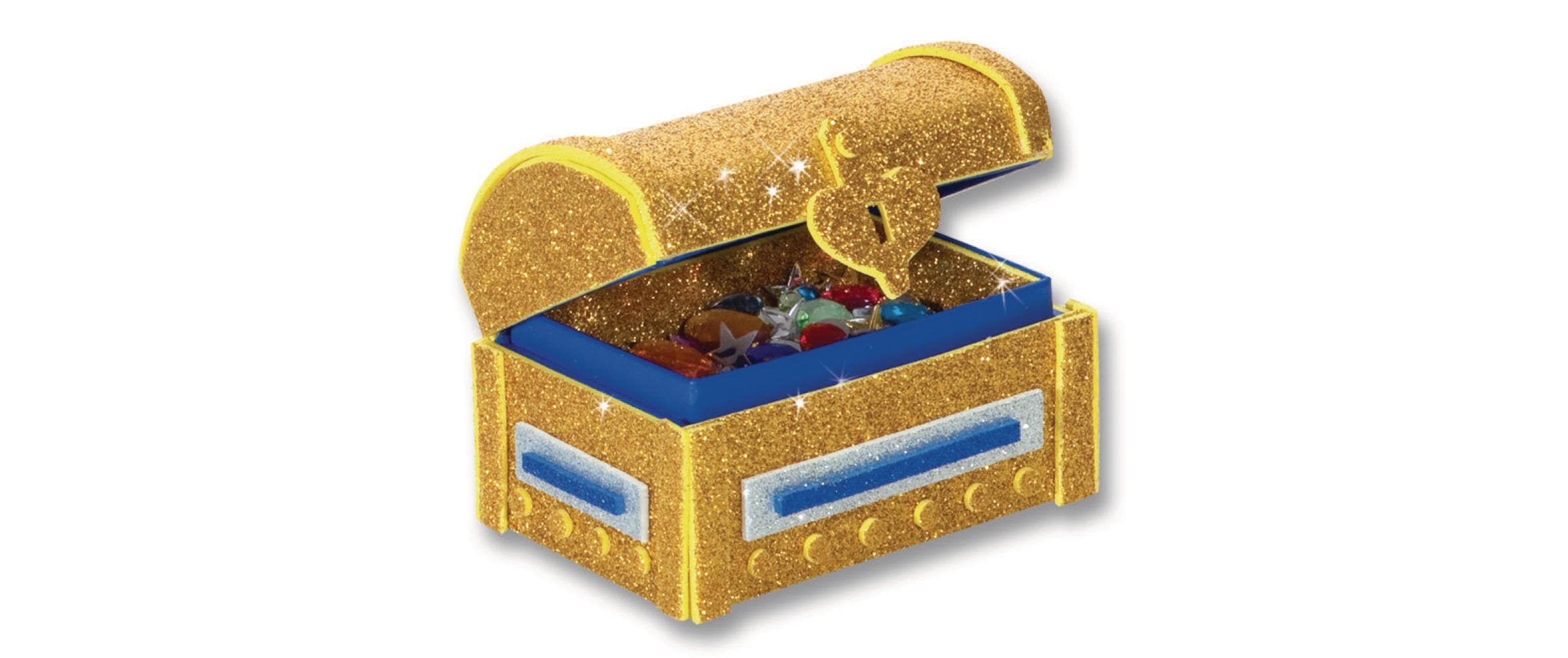 Folia Moosgummi-Set Giltter 5 Stück, Grün