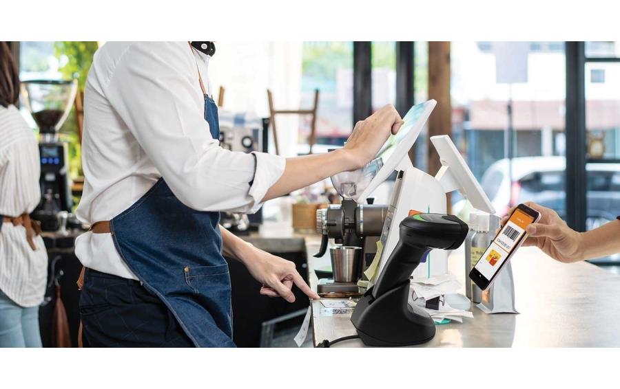 Datalogic Barcode Scanner QuickScan QD2590 Weiss